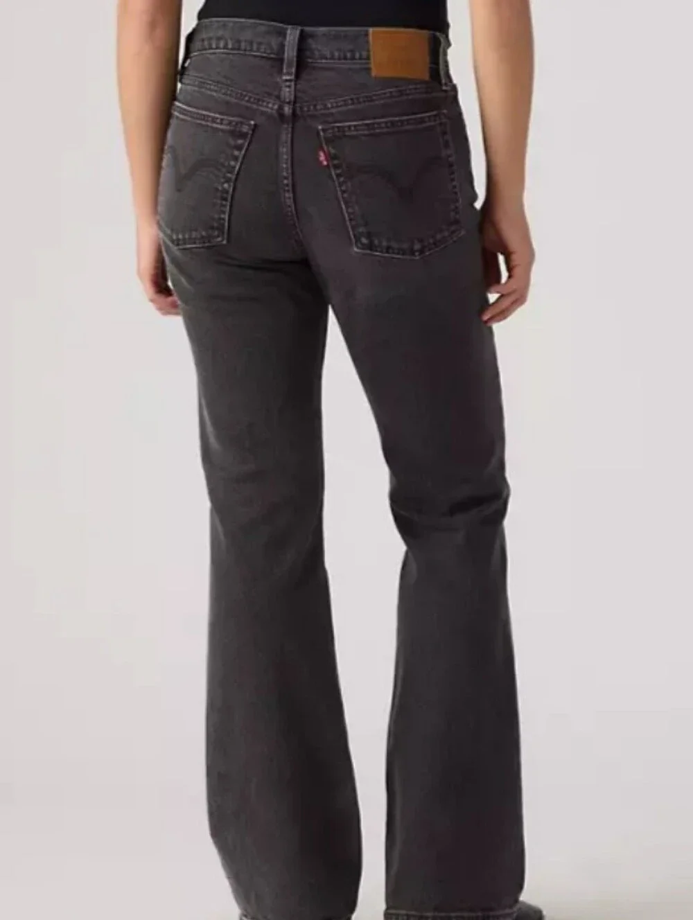 Levi's Wedgie Bootcut Jeans Black Size 31 - Picture 2 of 12